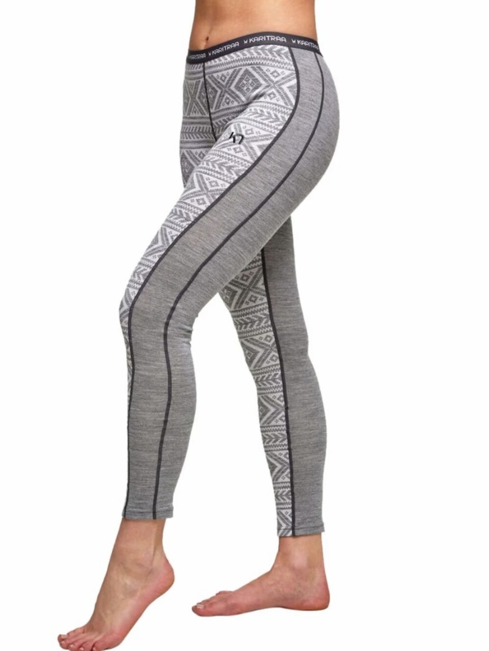 Kari Traa Floke Pant Legging Nava Wool Modal Blend Women's Size Medium